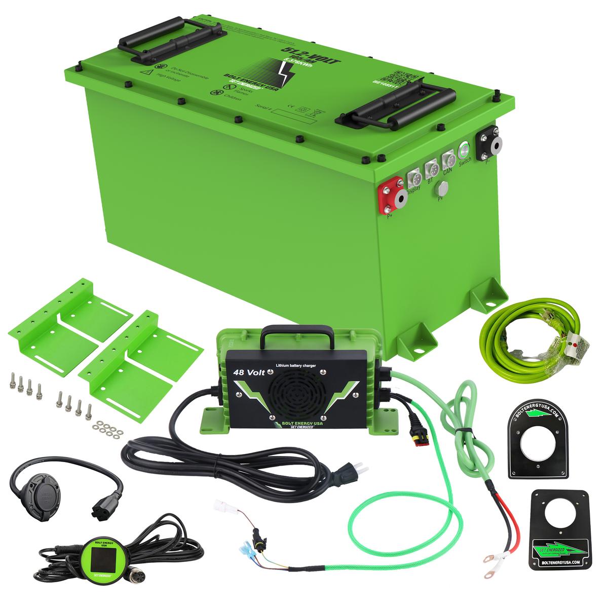 Bolt Energy Vivid EV 51V 105AH Thin Standard Battery Kit