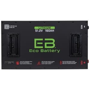 Eco Battery 51V 160Ah LifePo4 Lithium Battery Only