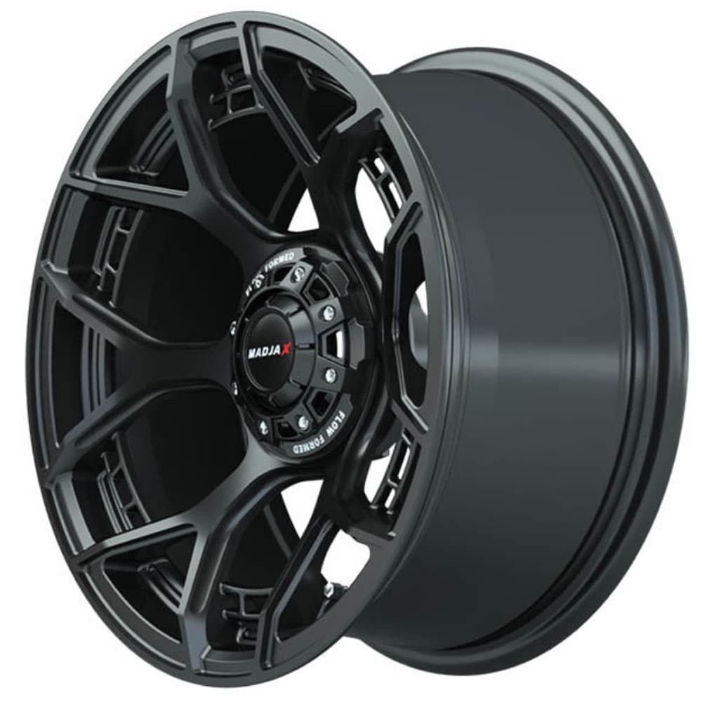 Set of (4) 15&quot; MadJax&reg; Flow Form Evolution Matte Black Wheels with GTW&reg; Fusion GTR Street Tires