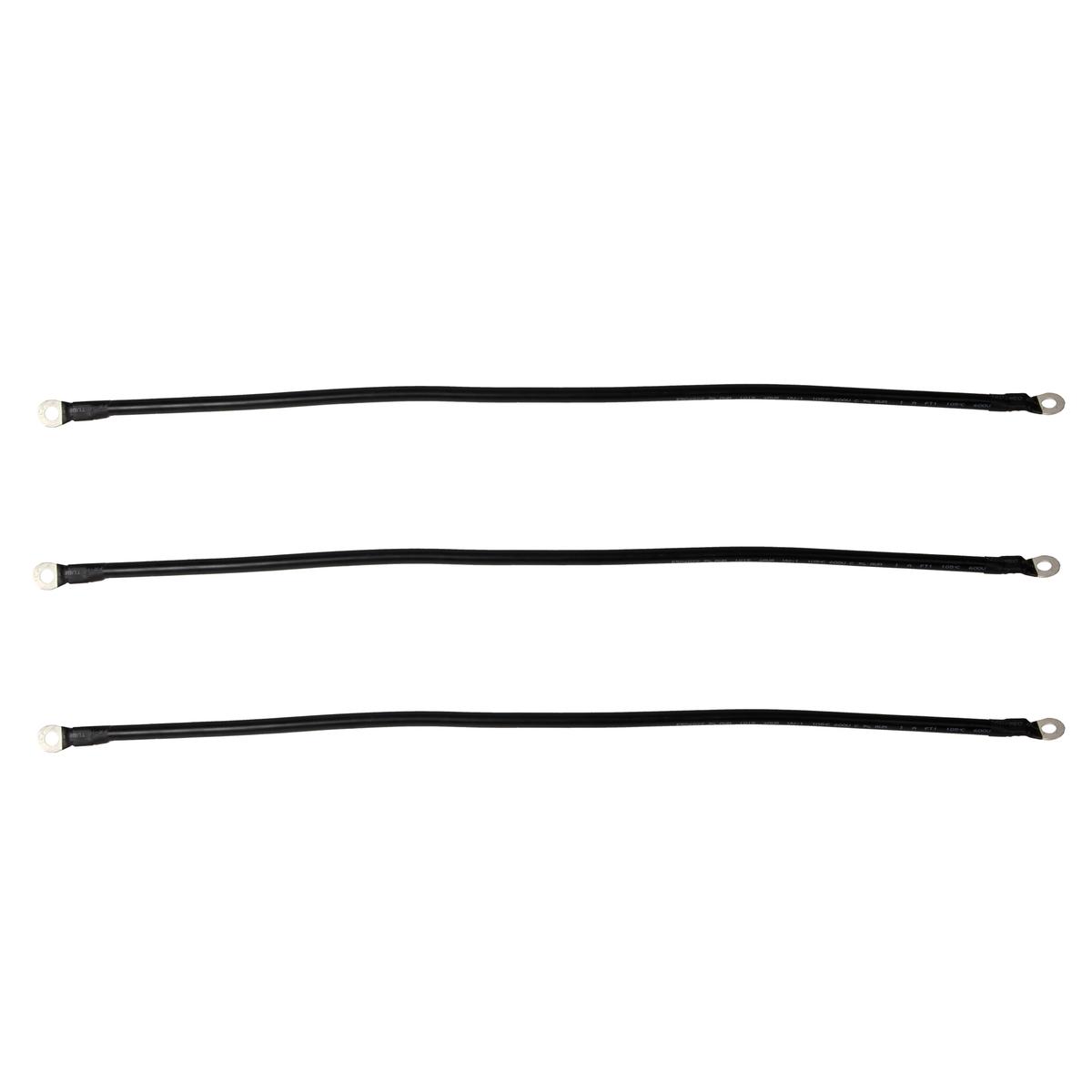 Club Car Precedent with 12V Batteries 4-Gauge Battery Cable Set (Years 2004-2008)