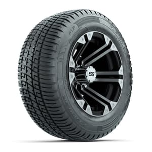 Set of (4) 12 in GTW Specter Wheels with 215/50-R12 Fusion S/R Street Tires