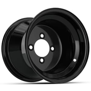 10&Prime; Matte Black Steel Wheel (3:5 Offset)