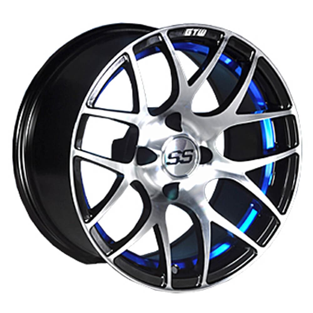 14&Prime; GTW&reg; Pursuit Blue with Machined Accents Wheel
