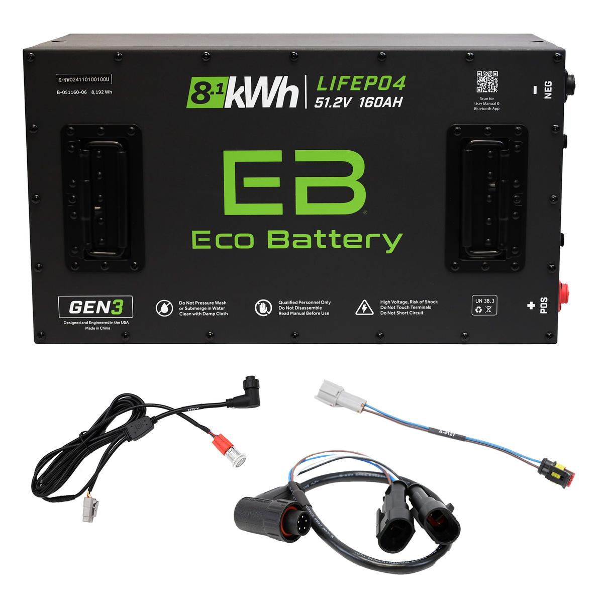 Denago Eco Lithium 51.2V 160Ah GEN3 Battery Bundle