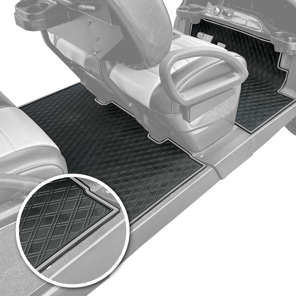 Xtreme Floor Mats for Club Car Onward - Black/Gray Set