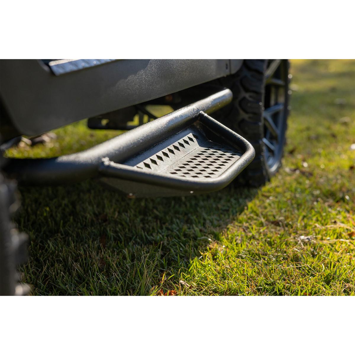 MadJax&reg; Club Car Precedent, Tempo, &amp; Onward Armor Nerf Bar with Drop Down Side Step and Brackets