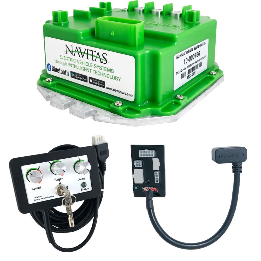 EZGO TXT 48-Volt Navitas 600-Amp TSX3.0 Controller Kit with On-the-Fly Programmer
