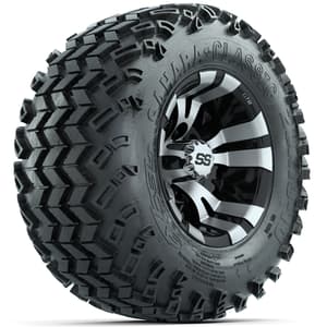 Set of (4) 10 in GTW Storm Trooper Wheels with 20x10-10 Sahara Classic All Terrain Tires