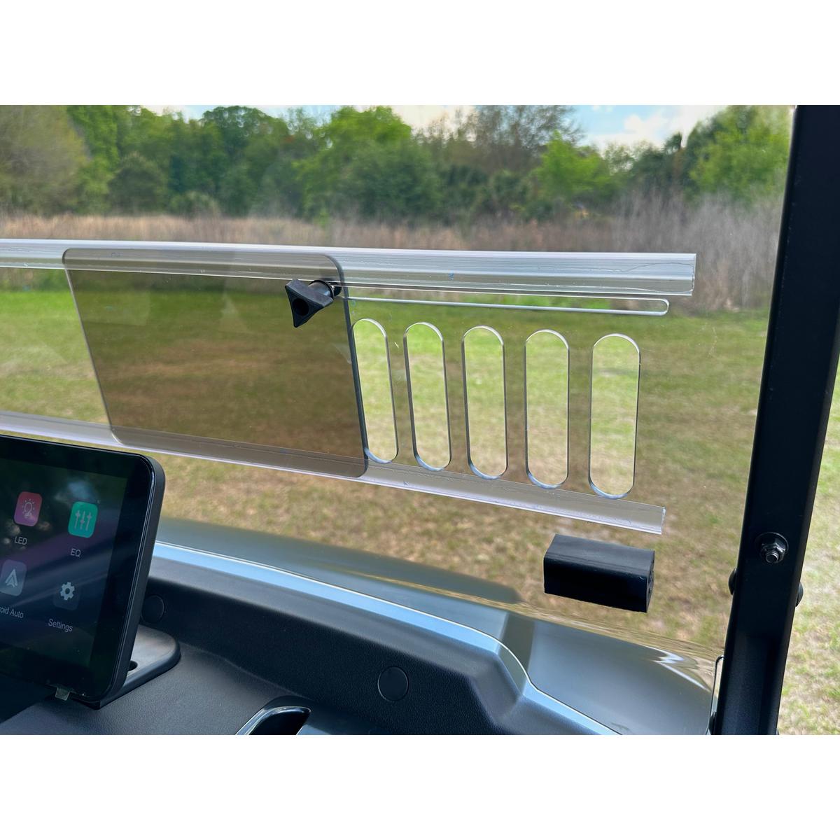 RedDot DACH Apollo Clear Vented Folding Windshield (Years 2025-Up)