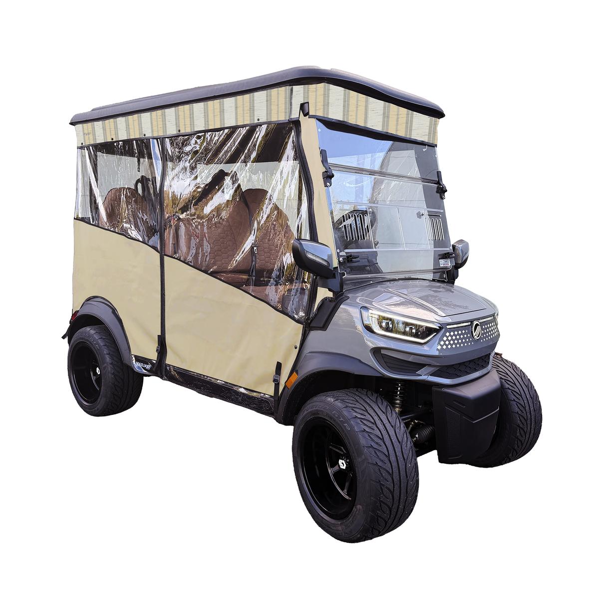 RedDot Linen/Grey Beige Chip Fancy Single Track Enclosure for MadJax&reg; Ascent with 4-Forward Facing Seats