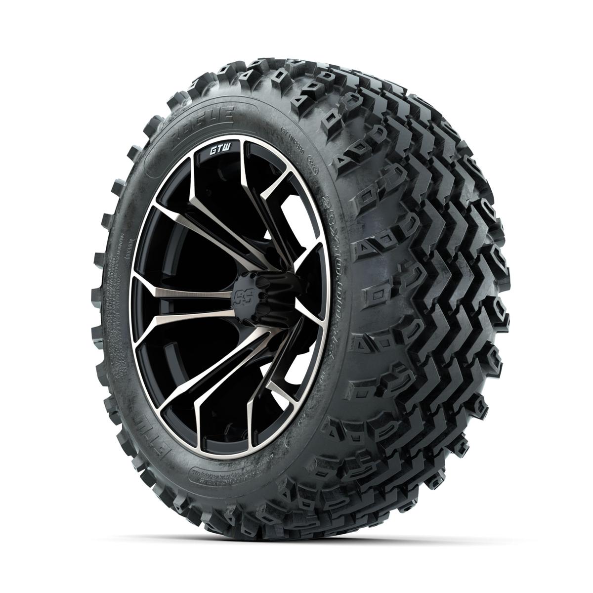 GTW Spyder Bronze/Matte Black 14 in Wheels with 23x10.00-14 Rogue All Terrain Tires – Full Set