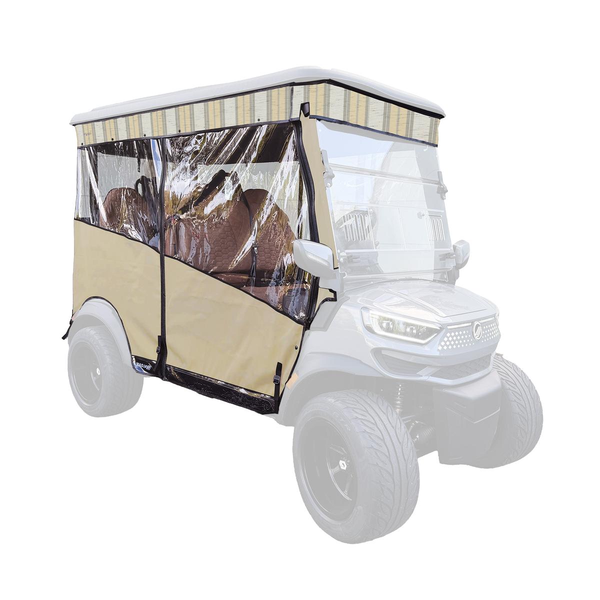 RedDot Linen/Grey Beige Chip Fancy Single Track Enclosure for MadJax&reg; Ascent with 4-Forward Facing Seats