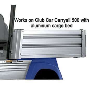 RedDot Club Car Carryall 500 White 3-Sided Straight Back Over-The-Top Enclosure (Years 2014-Up)