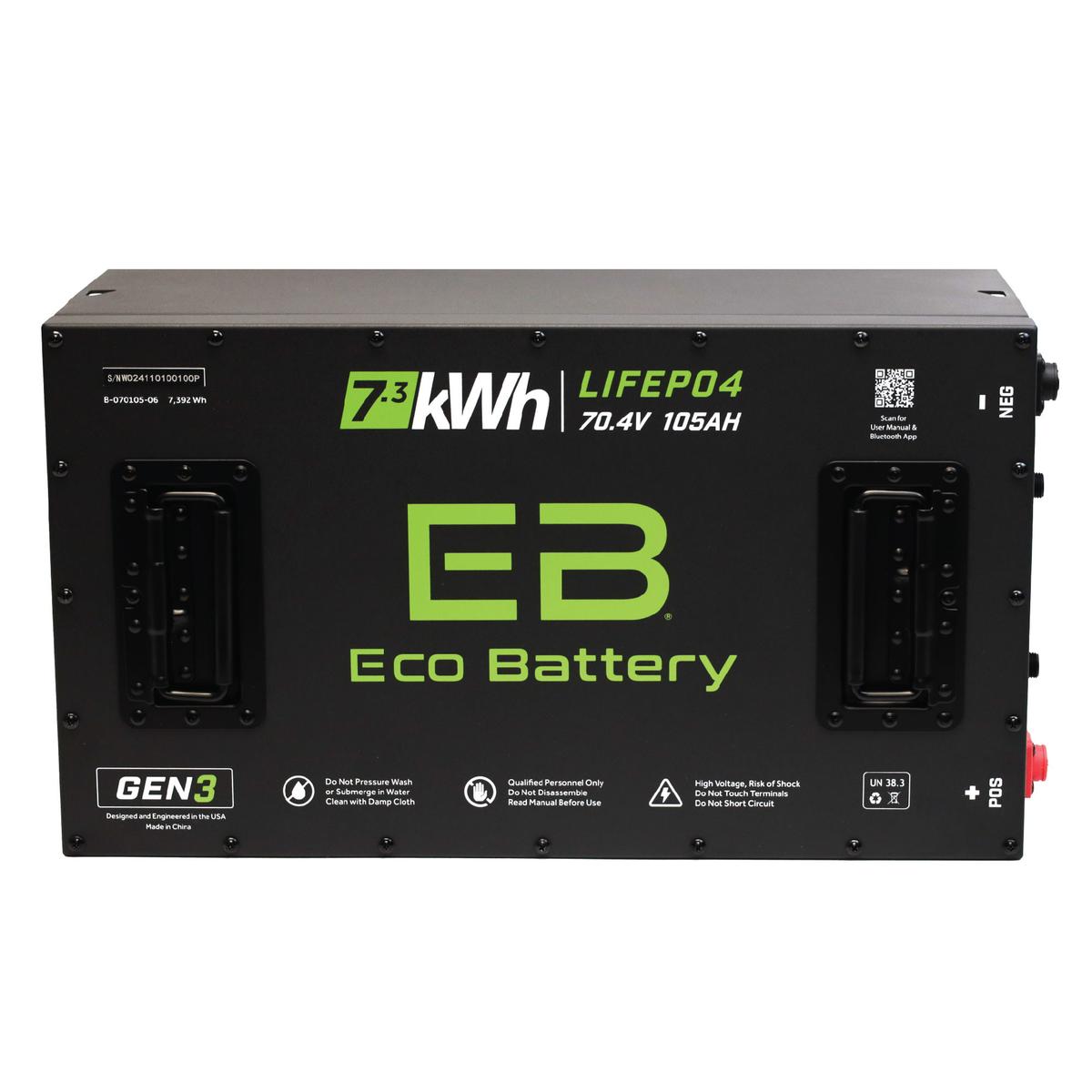 EZGO TXT Eco Lithium 70v 105Ah GEN3 Battery Bundle
