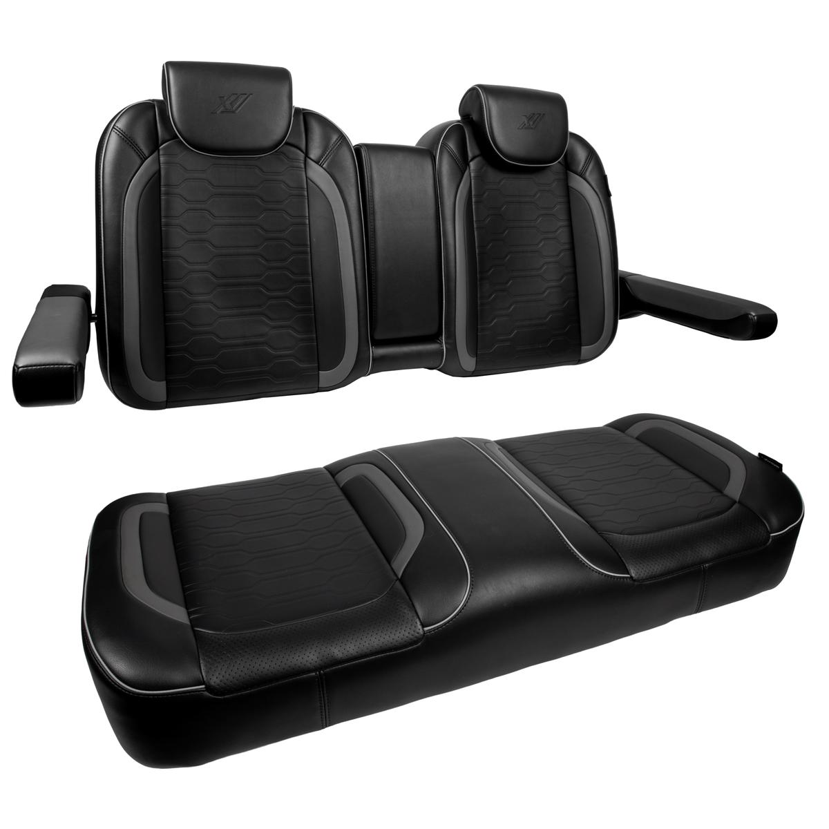 MadJax&reg; Club Car Precedent/Tempo/Onward Black Commander Front Seat Cushions
