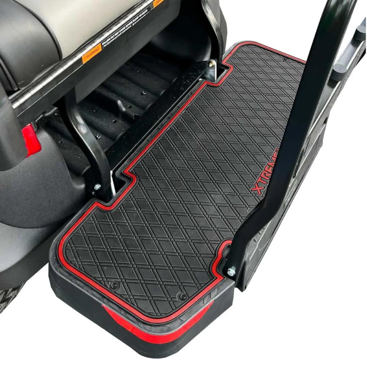 Xtreme Rear Floor Mat for DoubleTake Max5 & Max 6 Rear Seat Kit  - Black/Red