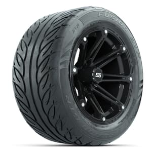 Set of (4) 14 in GTW Element Wheels with 255/45-R14 Fusion GTR Street Tires
