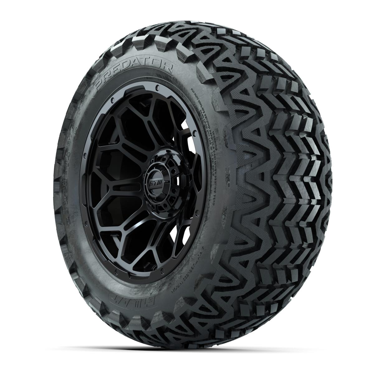 Set of (4) 14 in GTW Bravo Wheels with 23x10-14 GTW Predator All-Terrain Tires