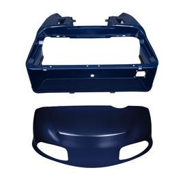 EZGO RXV Midnight Blue Metallic OEM-Style Front Cowl and Rear Body Kit (Years 2008-2023)