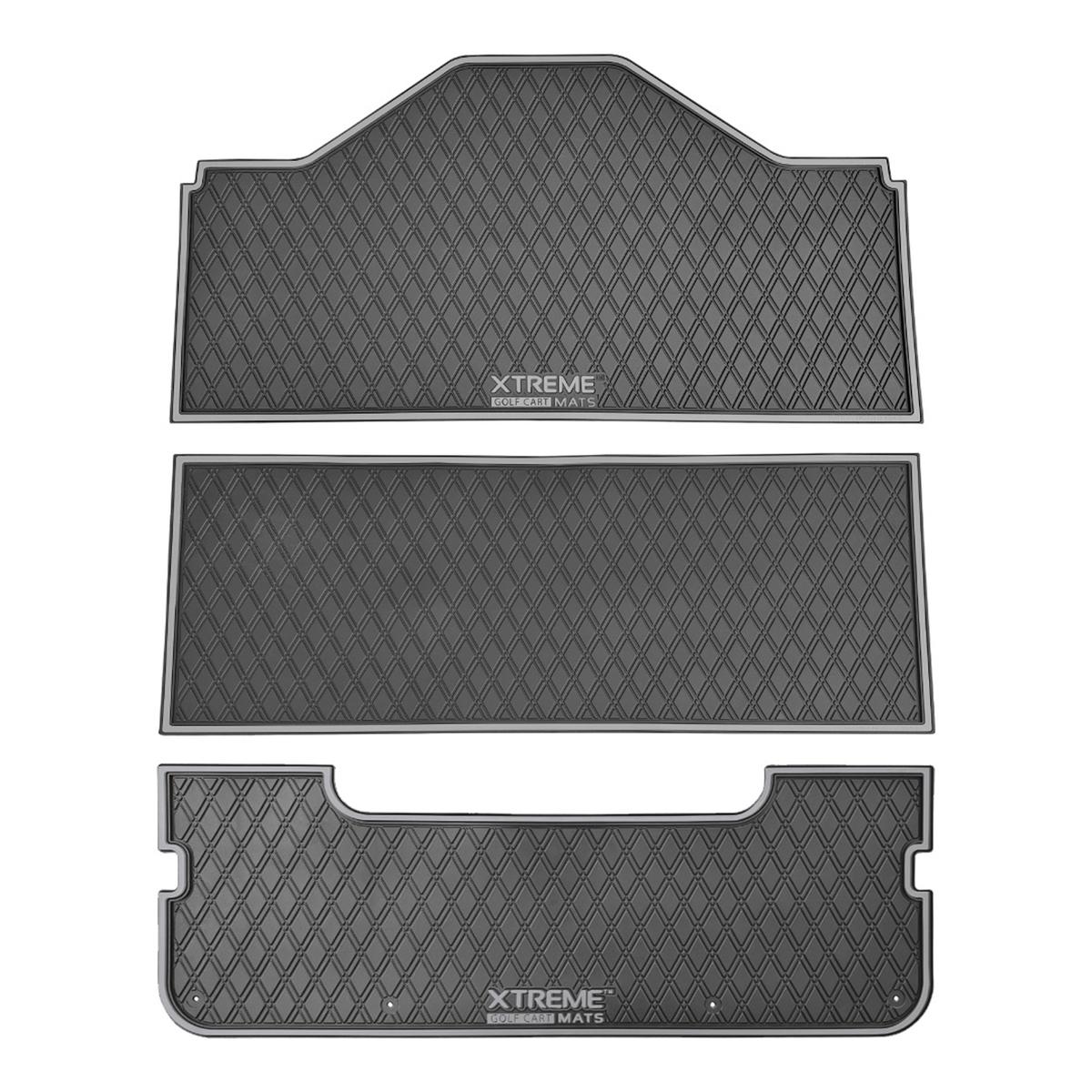 Xtreme Front, Middle, & Rear Floor Mats for Evolution D5 Ranger & Maverick – Black/Grey