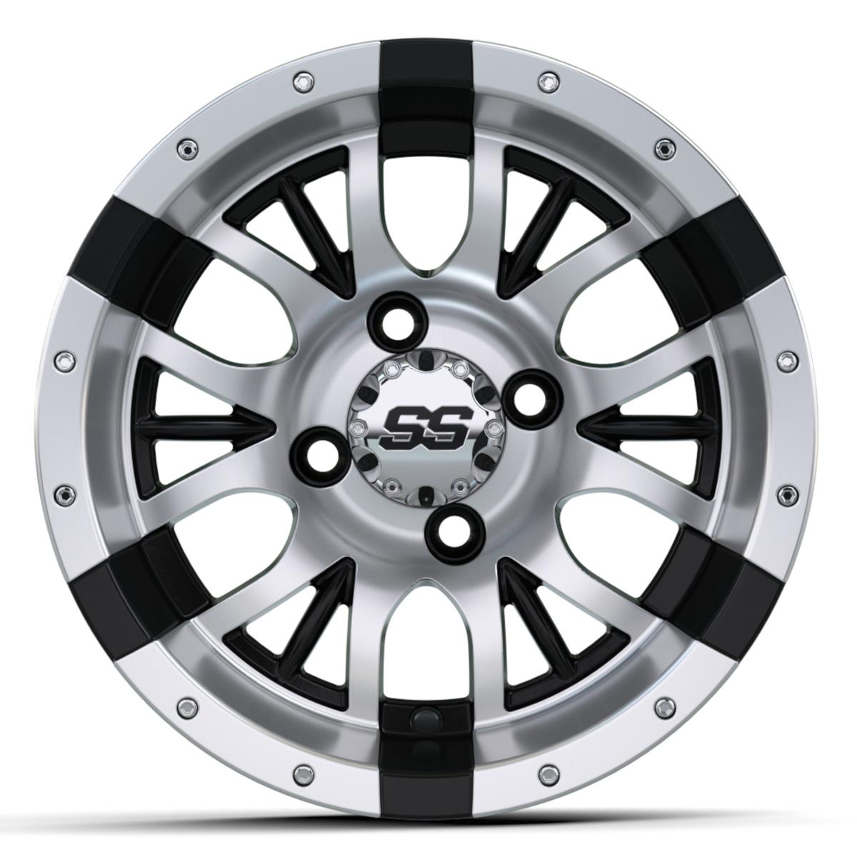 12&Prime; GTW&reg; Diesel Black with Machined Accents Wheel