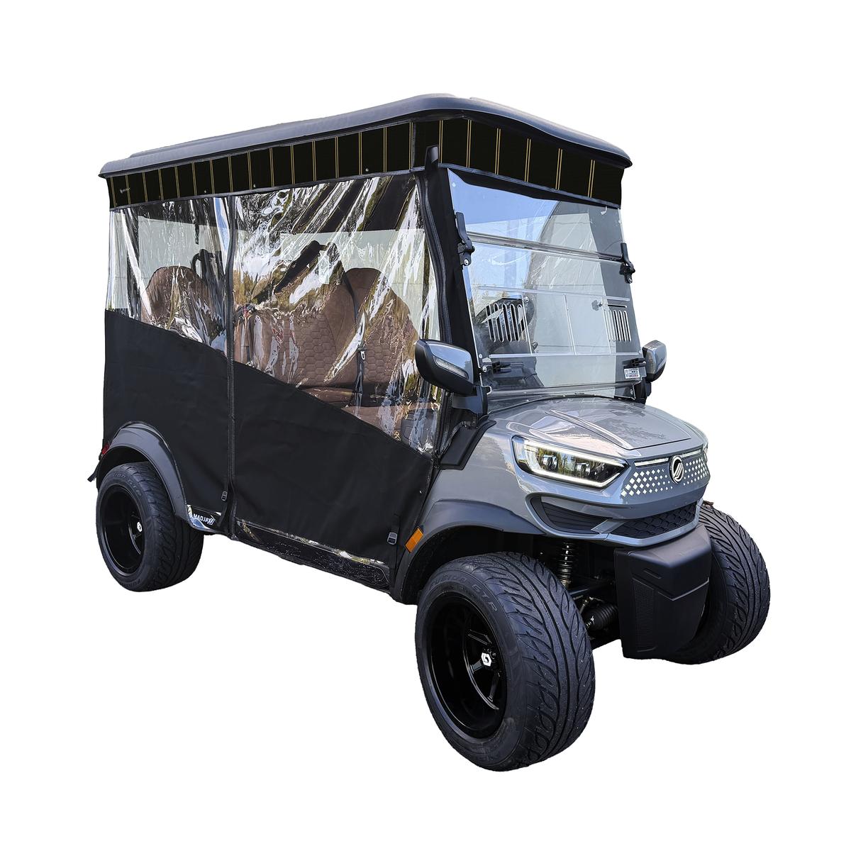 RedDot Black/Cooper Black Single Track Enclosure for MadJax&reg; Ascent with 4-Forward Facing Seats
