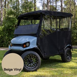 RedDot EZGO Liberty 4-Passenger Beige 3-Sided Over-The-Top Enclosure