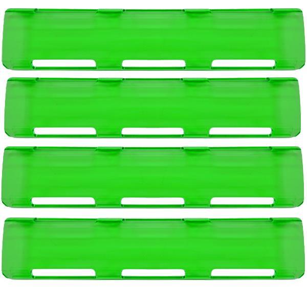 40 Green Single Row LED Light Bar Cover Pack Nivel Parts