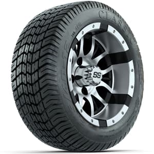 Set of (4) 12 in GTW Diesel Wheels with 215/40-12 Excel Classic Street Tires