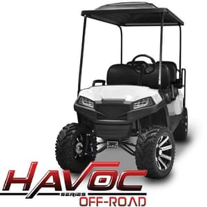 Yamaha G29/Drive HAVOC Off-Road Front Cowl Kit in White (Years 2007-2016)