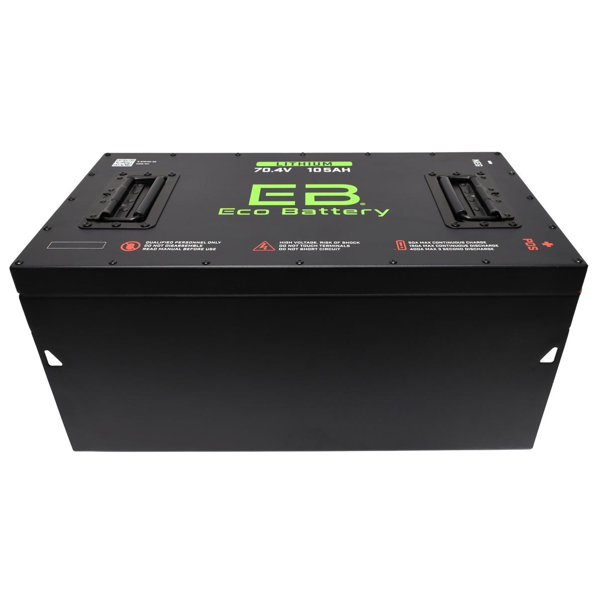 Eco Battery 70V 105Ah LifePo4 Lithium Battery Only