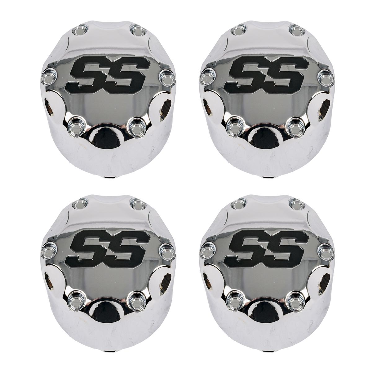GTW&reg; Snap-In Chrome SS Center Caps (Pack of 4)