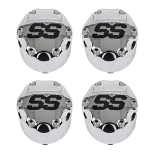 GTW&reg; Snap-In Chrome SS Center Caps (Pack of 4)