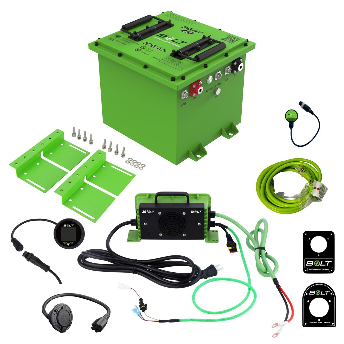 Bolt Energy Club Car DS (36V) 38V 105AH Heated Standard Battery Kit