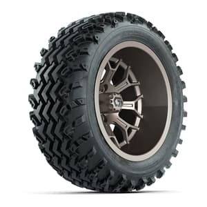 GTW&reg; Assault Matte Bronze 14 in Wheels with 23X10-R14 Rogue All-Terrain Tires - Full Set