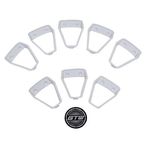 GTW&reg; White Wheel Inserts for 12x7 Nemesis Wheel