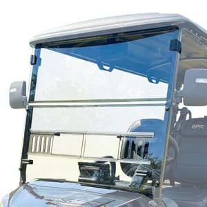 RedDot Clear Vented Folding Windshield for Epic E40FX with 4-Forward Facing Seats