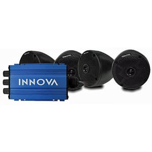 INNOVA Set of 4 Cone Speaker / Channel Mini-Amp