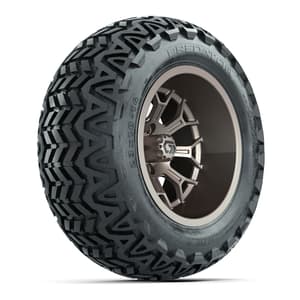 GTW&reg; Assault Matte Bronze 14 in Wheels with 23X10-14 Predator All-Terrain Tires - Full Set