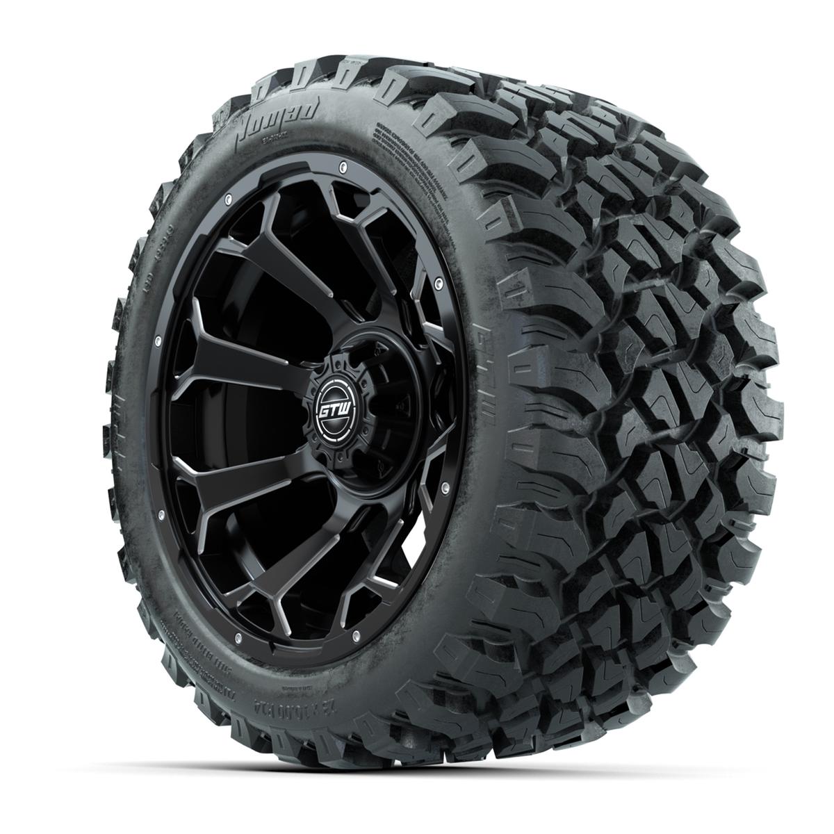 Set of (4) 14 in GTW Raven Wheels with 23x10-14 GTW Nomad All-Terrain Tires