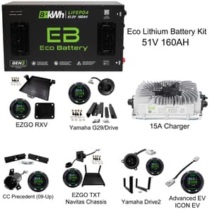 Eco Battery 51V 160AH GEN3 Kits with Charger