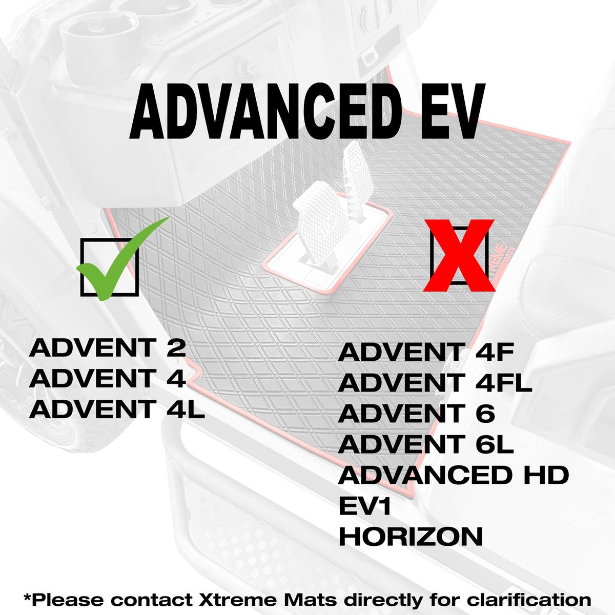 Xtreme Floor Mats for Advanced EV Advent 4 - All Black