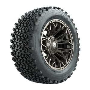 GTW Stellar Matte Bronze 14 in Wheels with 23x10-14 Duro Desert All-Terrain Tires – Full Set