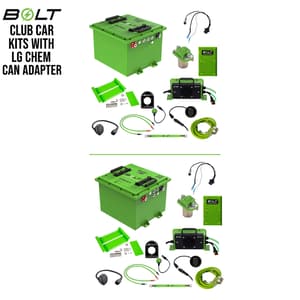 Bolt Energy Club Car Battery Kits with LG Chem CAN Adapter