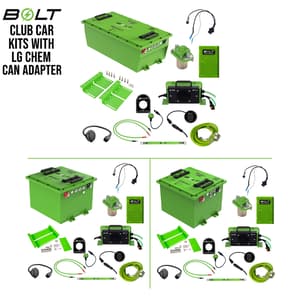 Bolt Energy Club Car Battery Kits with LG Chem CAN Adapter