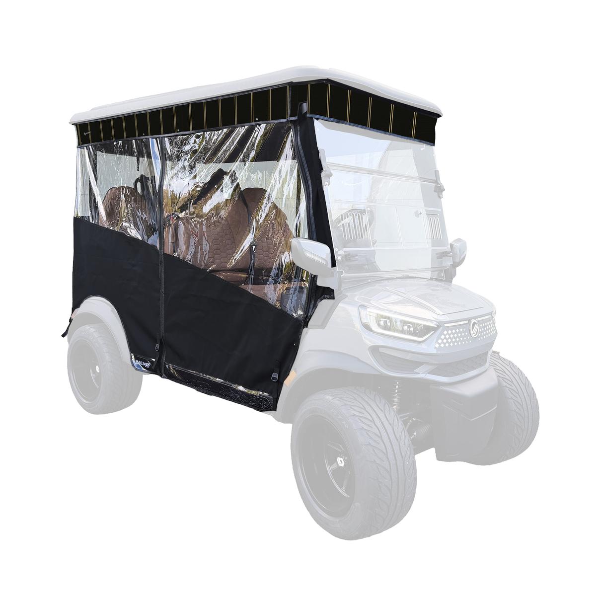 RedDot Black/Cooper Black Single Track Enclosure for MadJax&reg; Ascent with 4-Forward Facing Seats