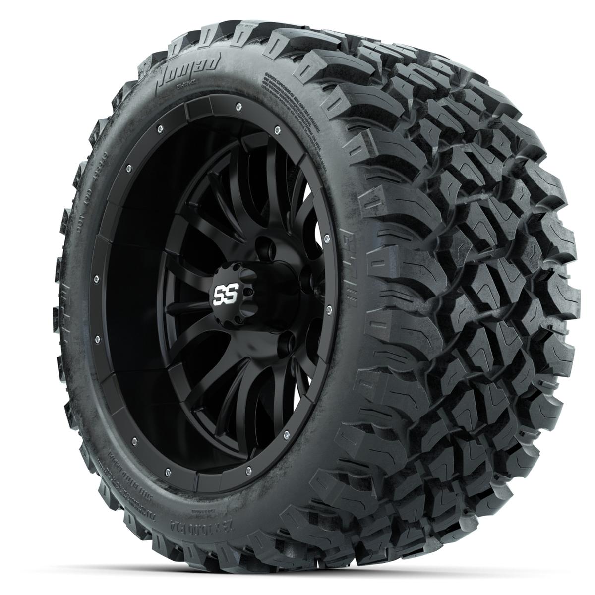 Set of (4) 14 in GTW Diesel Wheels with 23x10-14 GTW Nomad All-Terrain Tires