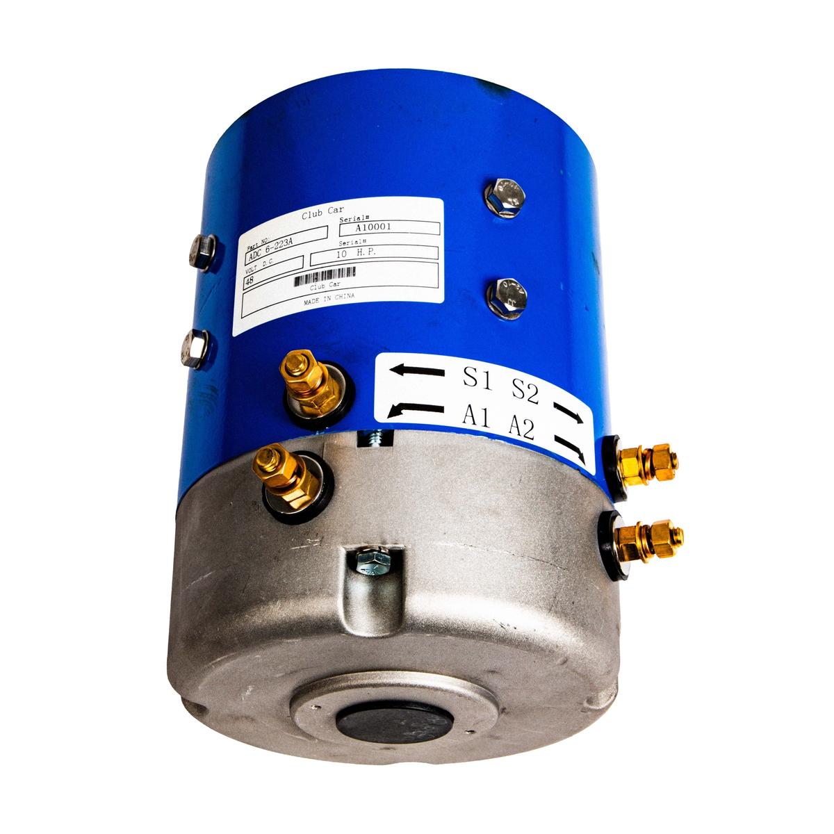 Reliance Club Car Series 36/48V 10 Spline High Speed Motor (Years 1992-Up)