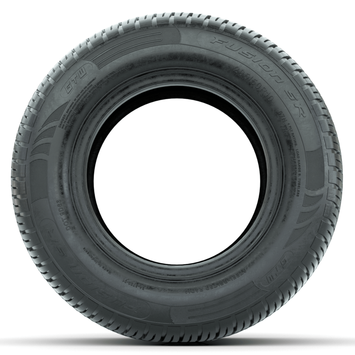 205/50-R10 GTW® Fusion S/R Steel Belted Tire - Nivel Parts