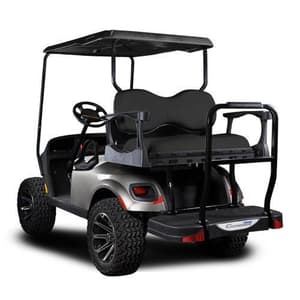 EZGO RXV MadJax&reg; Genesis 300 Rear Seat with Deluxe Black Seat Cushions (Years 2008-Up)